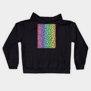 Rainbow Leopard Print Kids Hoodie